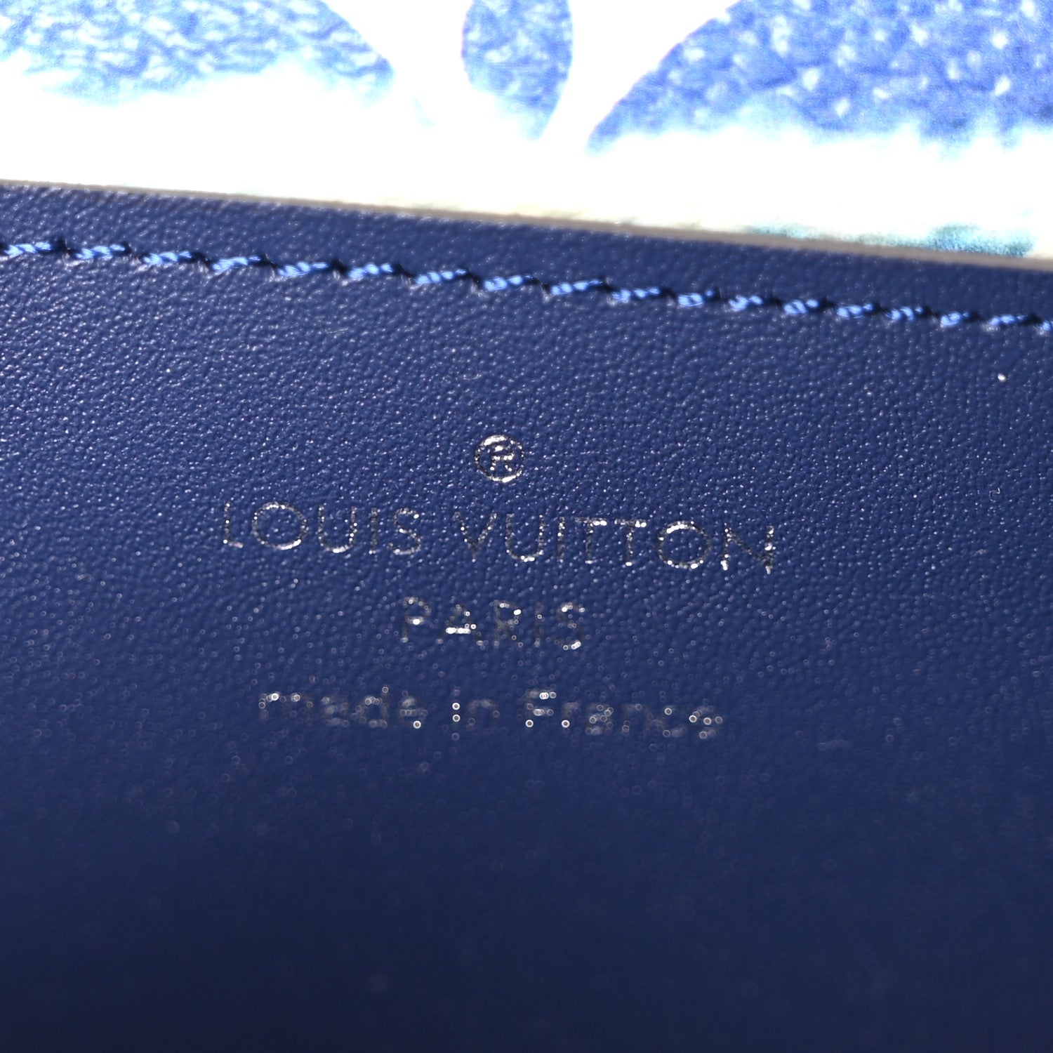 Louis Vuitton Monogram Escale 30mm Daily Multi Pocket Belt 80 32 Blue
