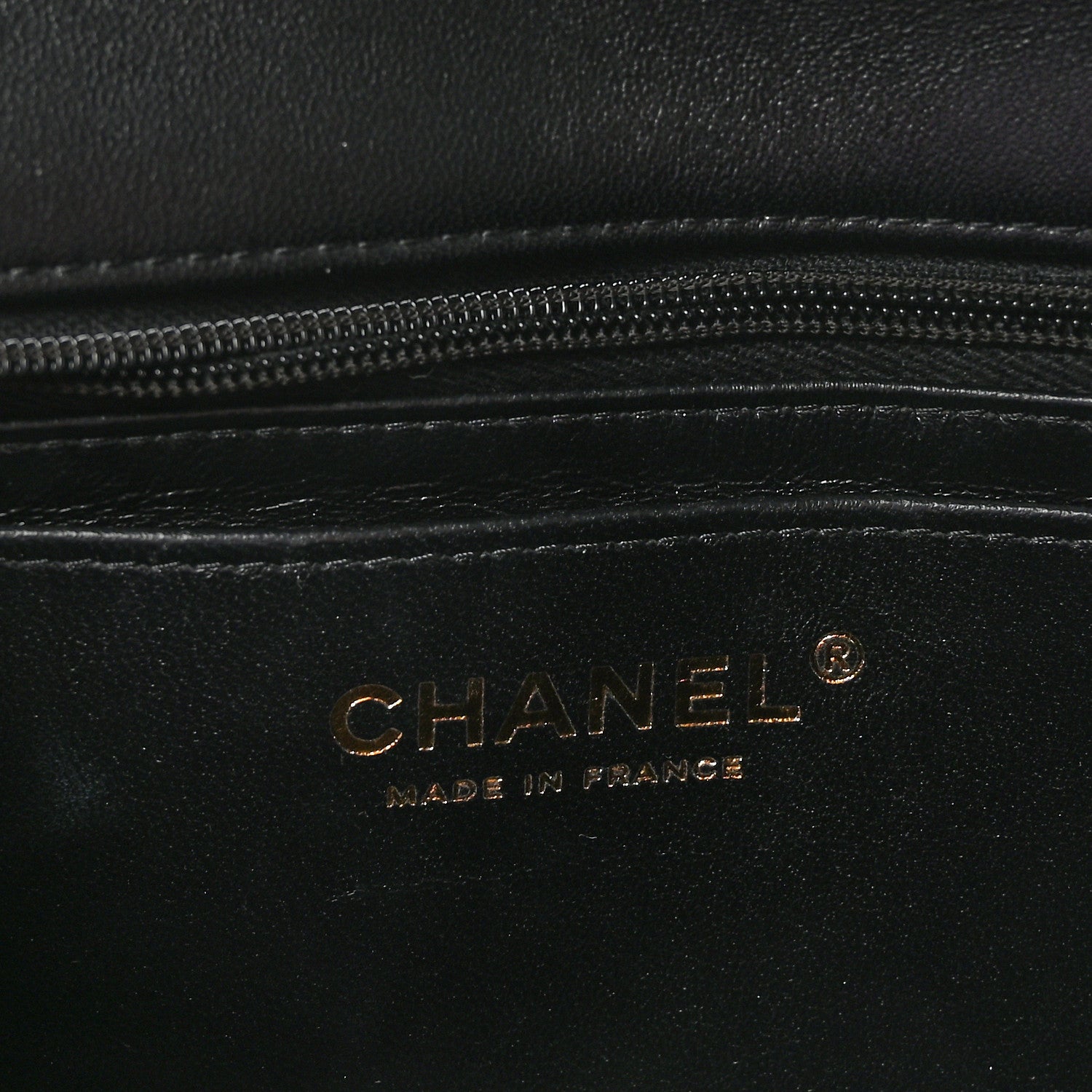 Chanel Lambskin Quilted Mini Rectangular Flap Black