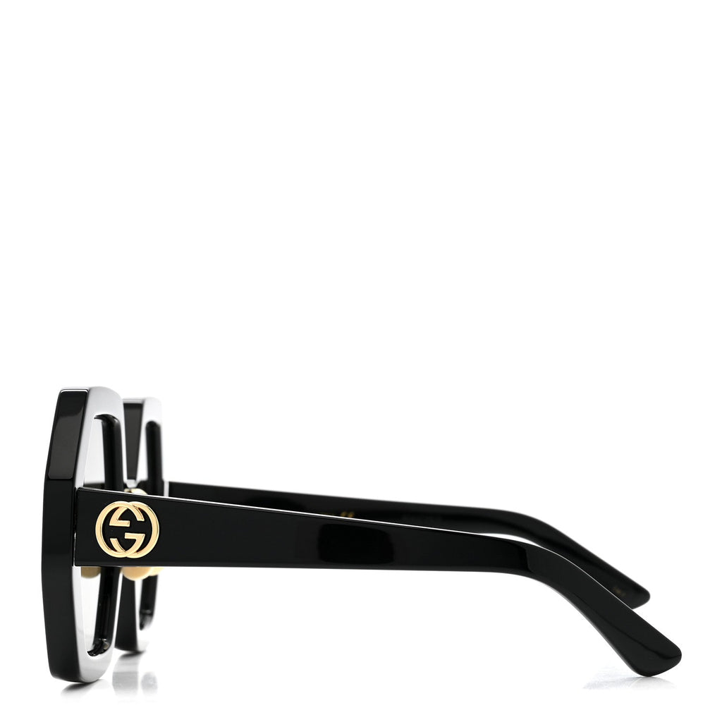 Gucci Acetate Square Sunglasses GG0772S Black