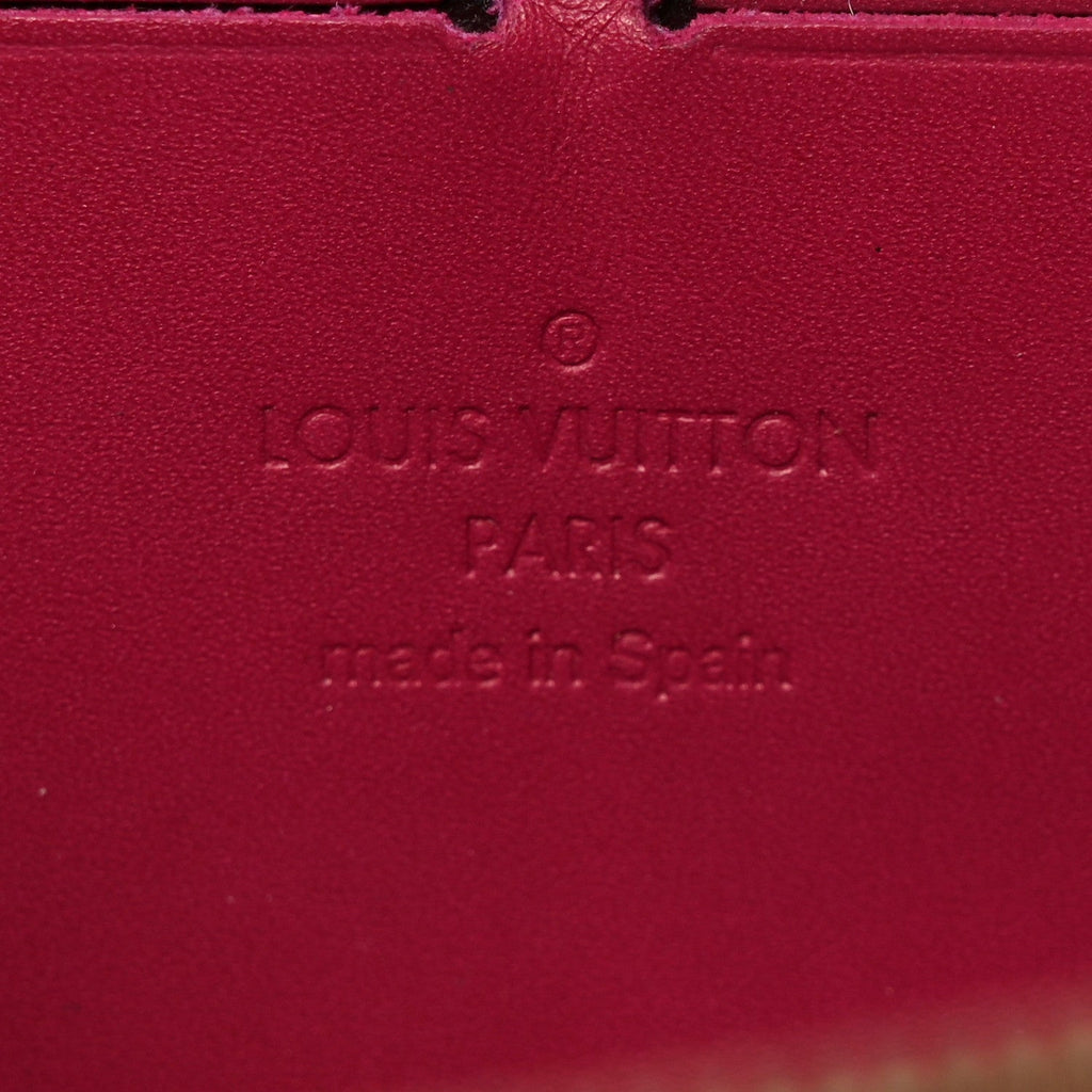 Louis Vuitton Vernis Zippy Wallet Rose Indien