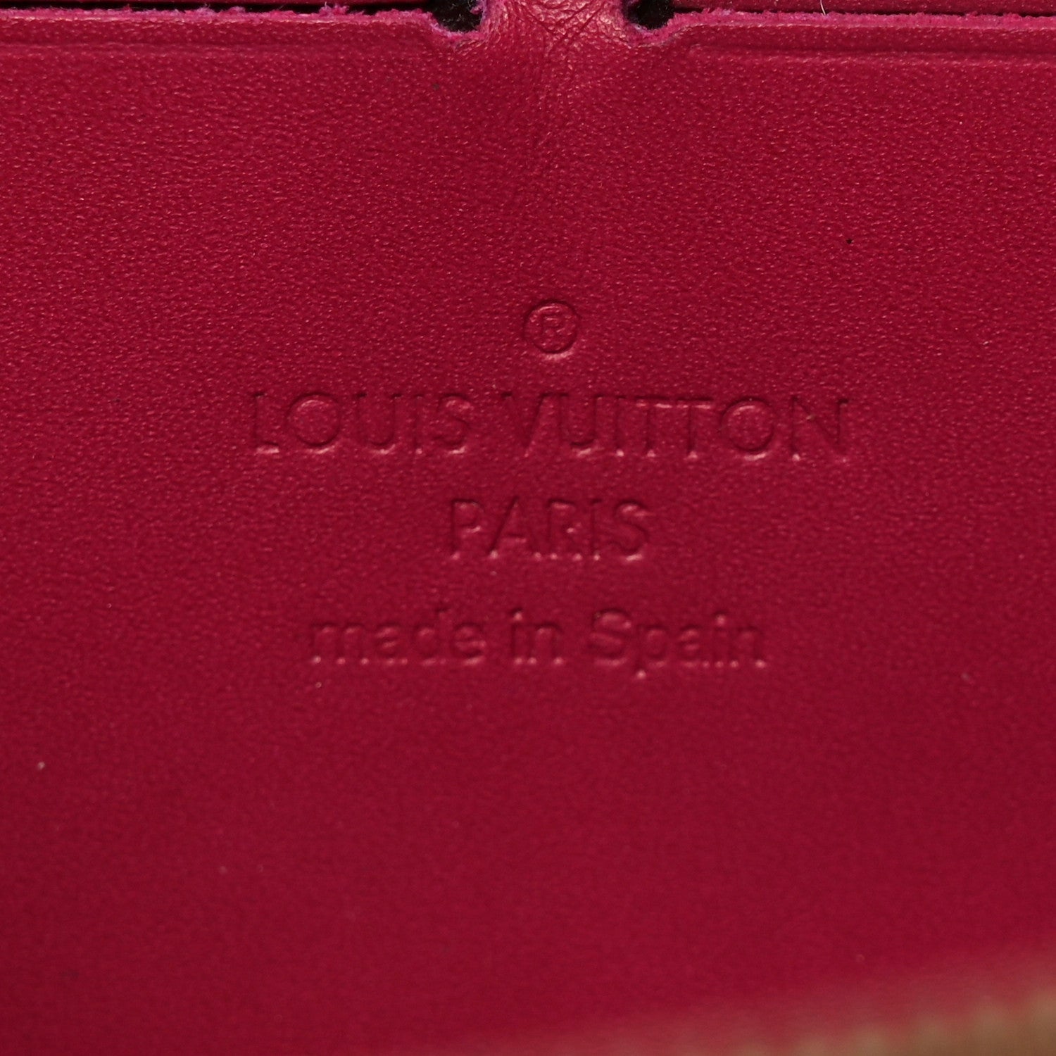 Louis Vuitton Vernis Zippy Wallet Rose Indien