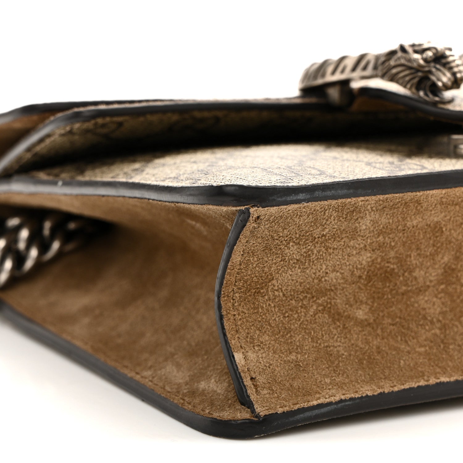 Gucci GG Supreme Monogram Mini Dionysus Shoulder Bag Taupe
