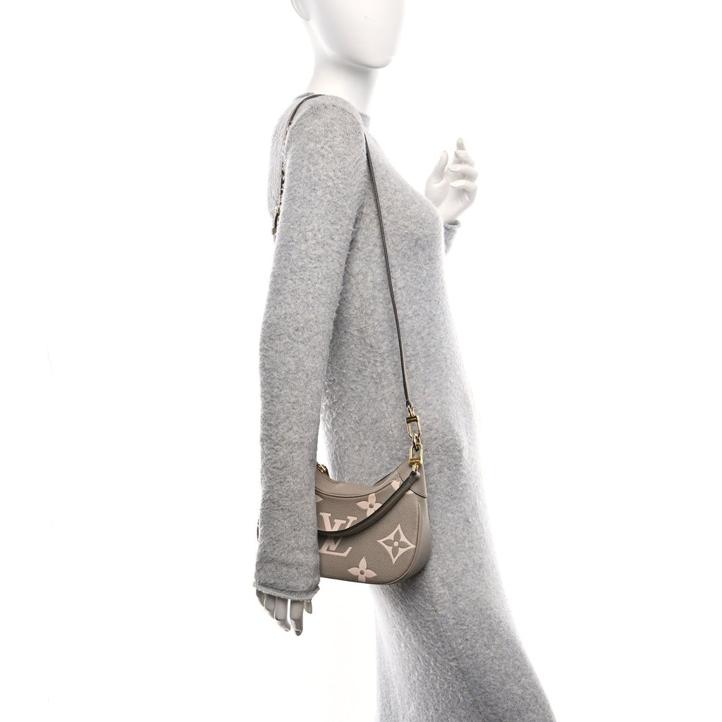 Louis Vuitton Empreinte Monogram Giant Bagatelle NM Tourterelle Creme