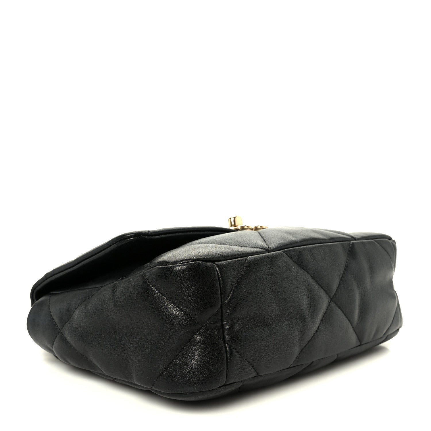 Chanel Lambskin Quilted Medium Chanel 19 Flap Black