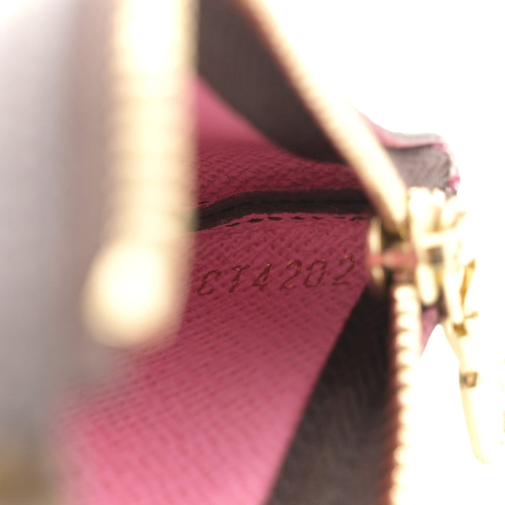 Louis Vuitton Monogram 2022 Christmas Animation Paris Key Pouch Pink