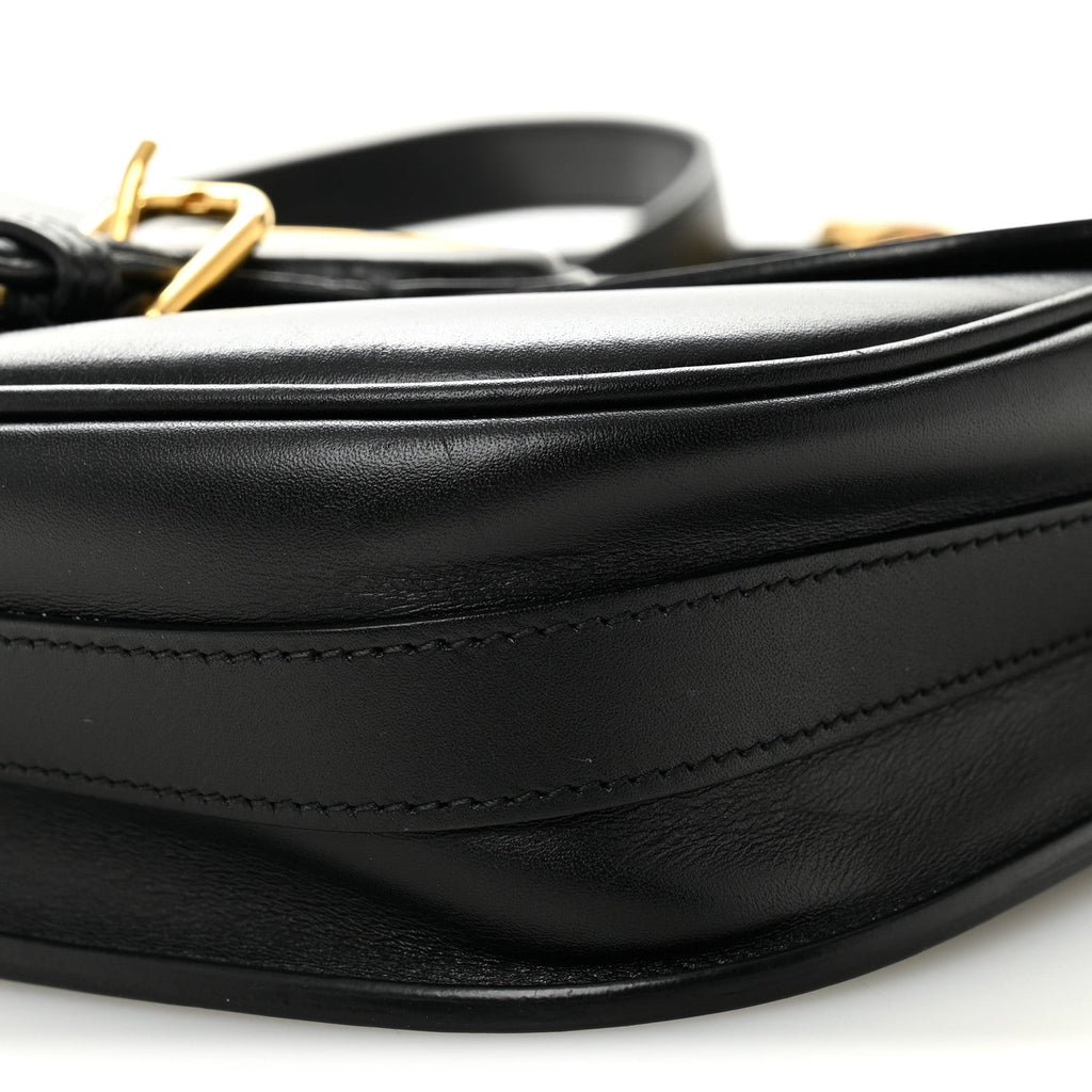 Christian Dior Box Calfskin Medium Bobby Flap Black