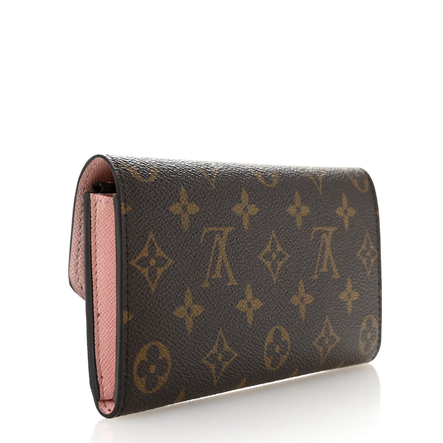 Louis Vuitton Monogram Emilie Wallet Rose Ballerine