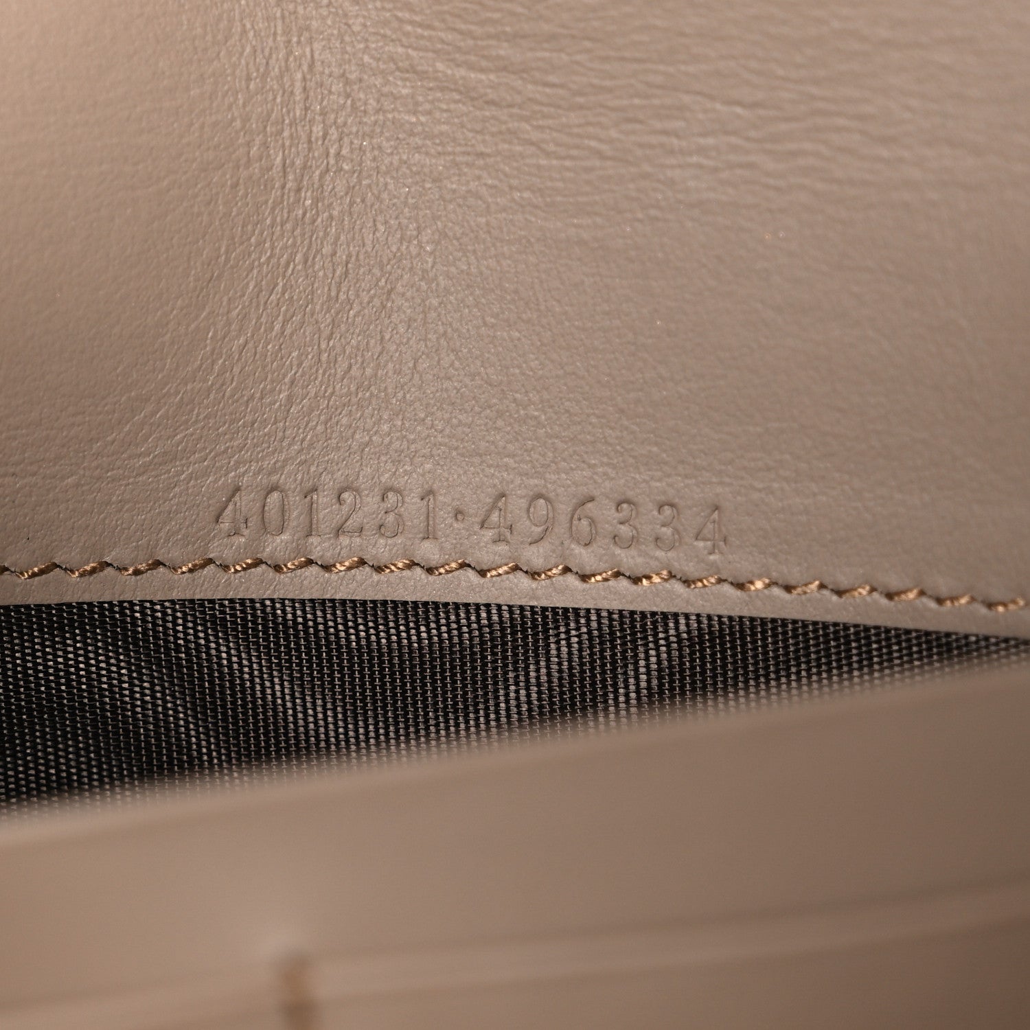 Gucci GG Supreme Monogram Mini Dionysus Chain Wallet Beige Taupe