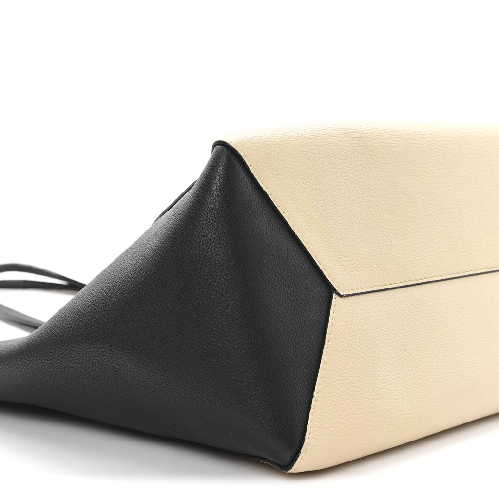 Louis Vuitton Calfskin Lockme Cabas Vanille Black