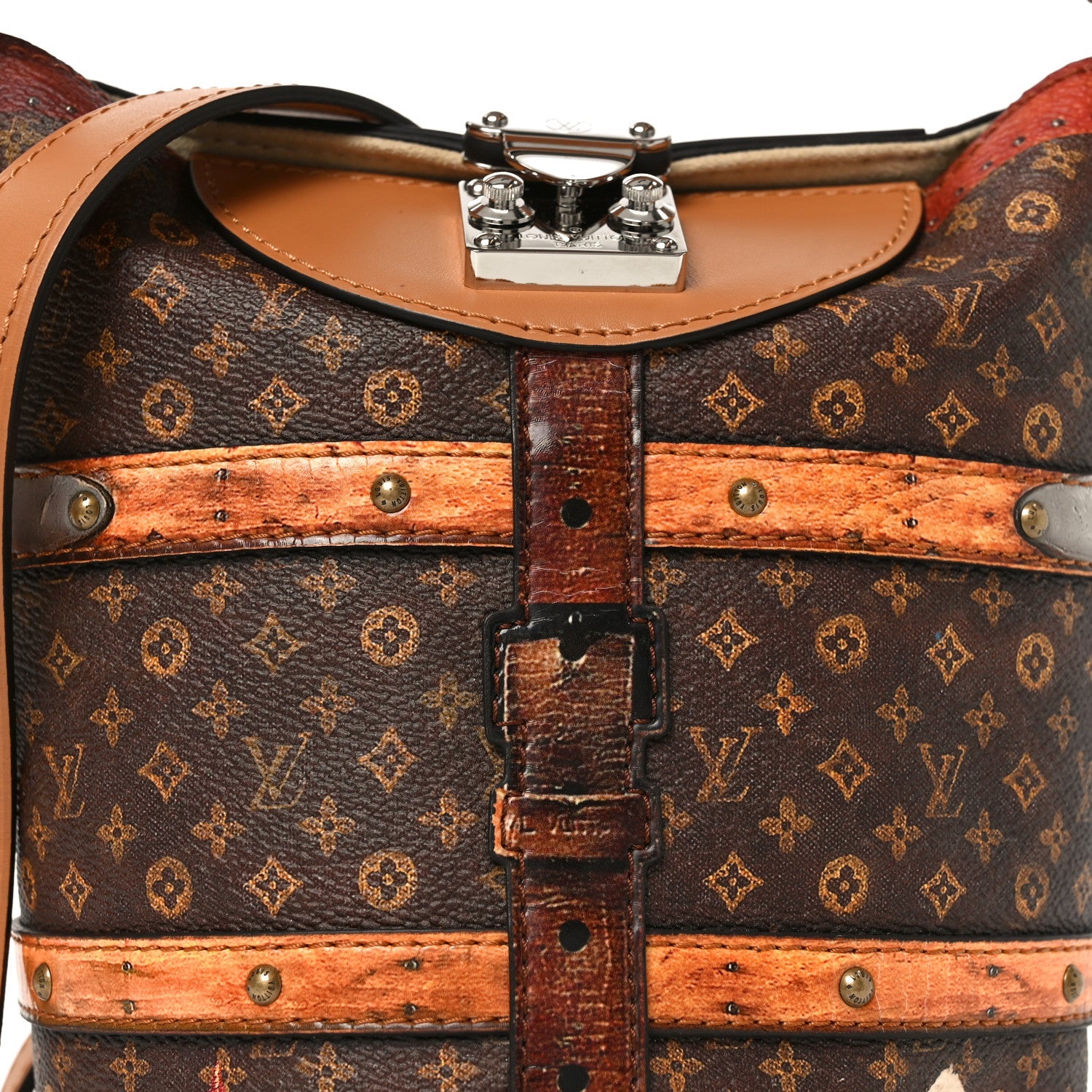 Louis Vuitton Transformed Monogram Time Trunk Duffle Bag