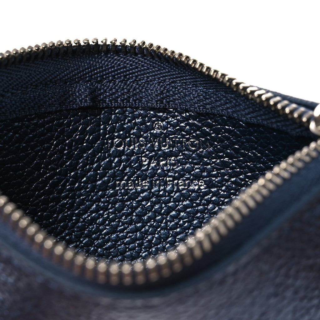Louis Vuitton Metallic Empreinte Monogram Giant Key Pouch Navy Nacre