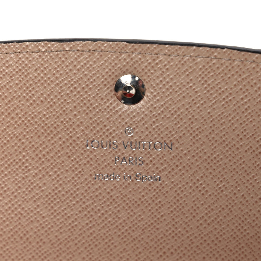 Louis Vuitton Epi Emilie Wallet Coquelicot