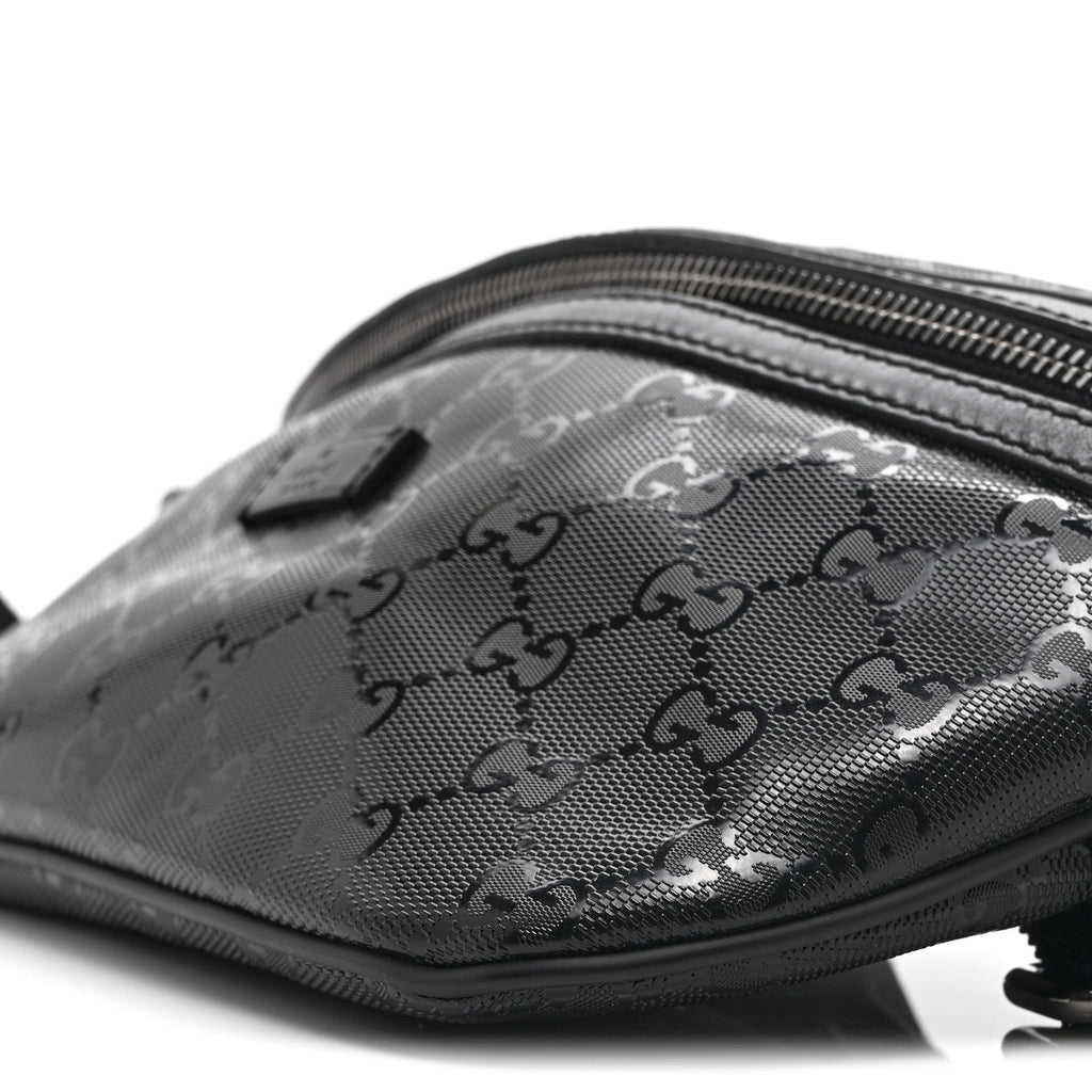 Gucci Imprime Monogram Belt Bag Black
