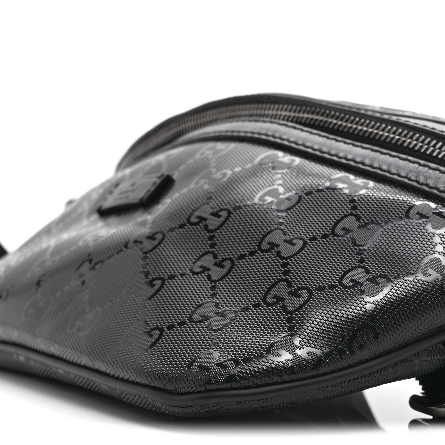 Gucci Imprime Monogram Belt Bag Black