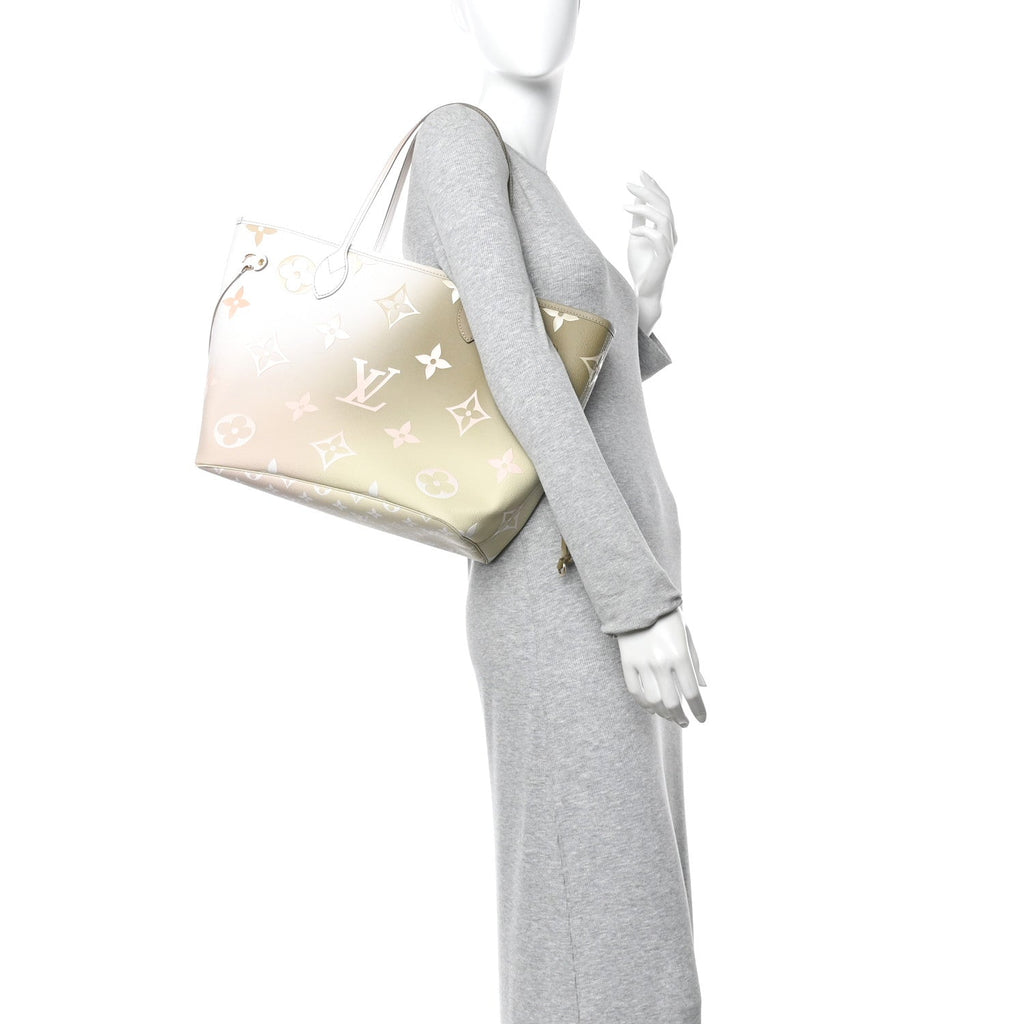 Louis Vuitton Monogram Giant Spring In The City Neverfull MM Sunset Kaki