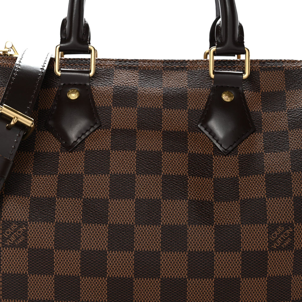 Louis Vuitton Damier Ebene Speedy Bandouliere 25