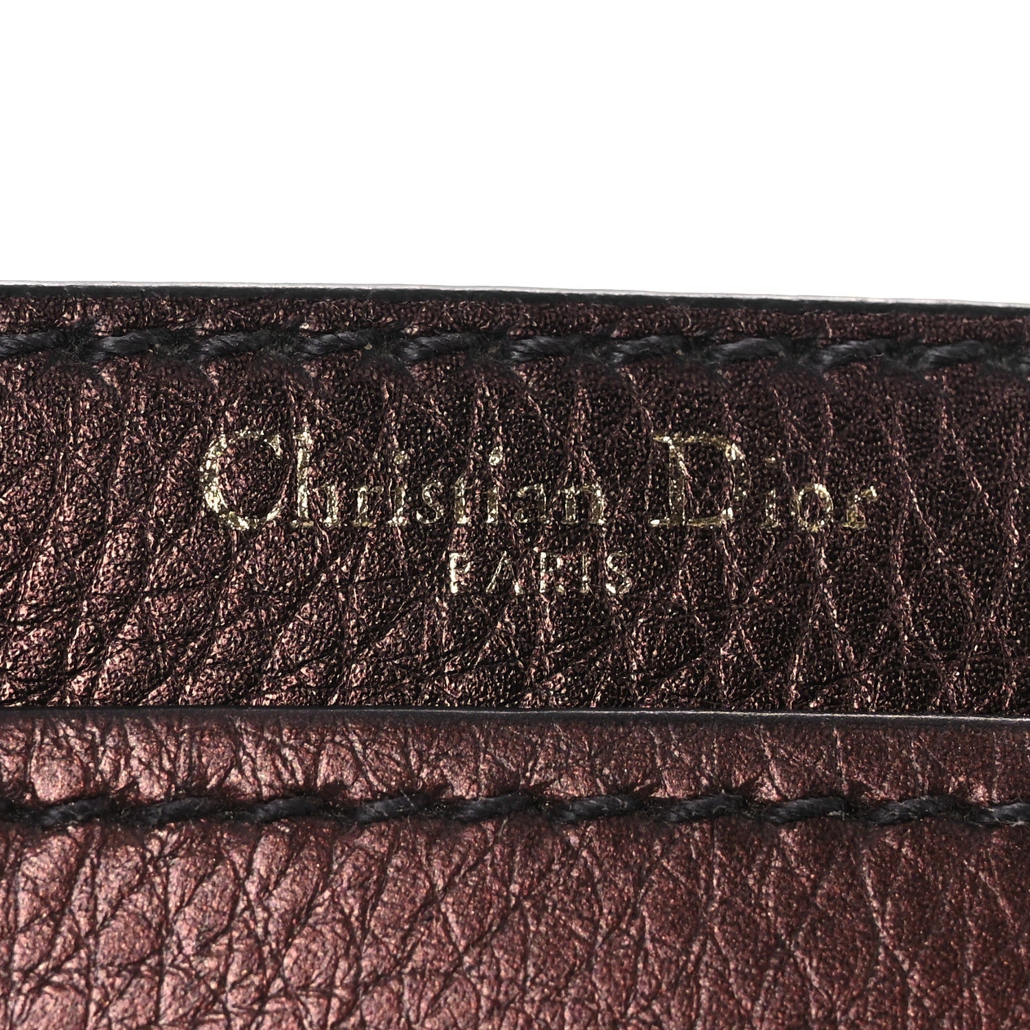 Christian Dior Metallic Calfskin J'Adior Chain Flap Bag Noisette