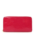 Louis Vuitton Vernis Zippy Wallet Fuchsia