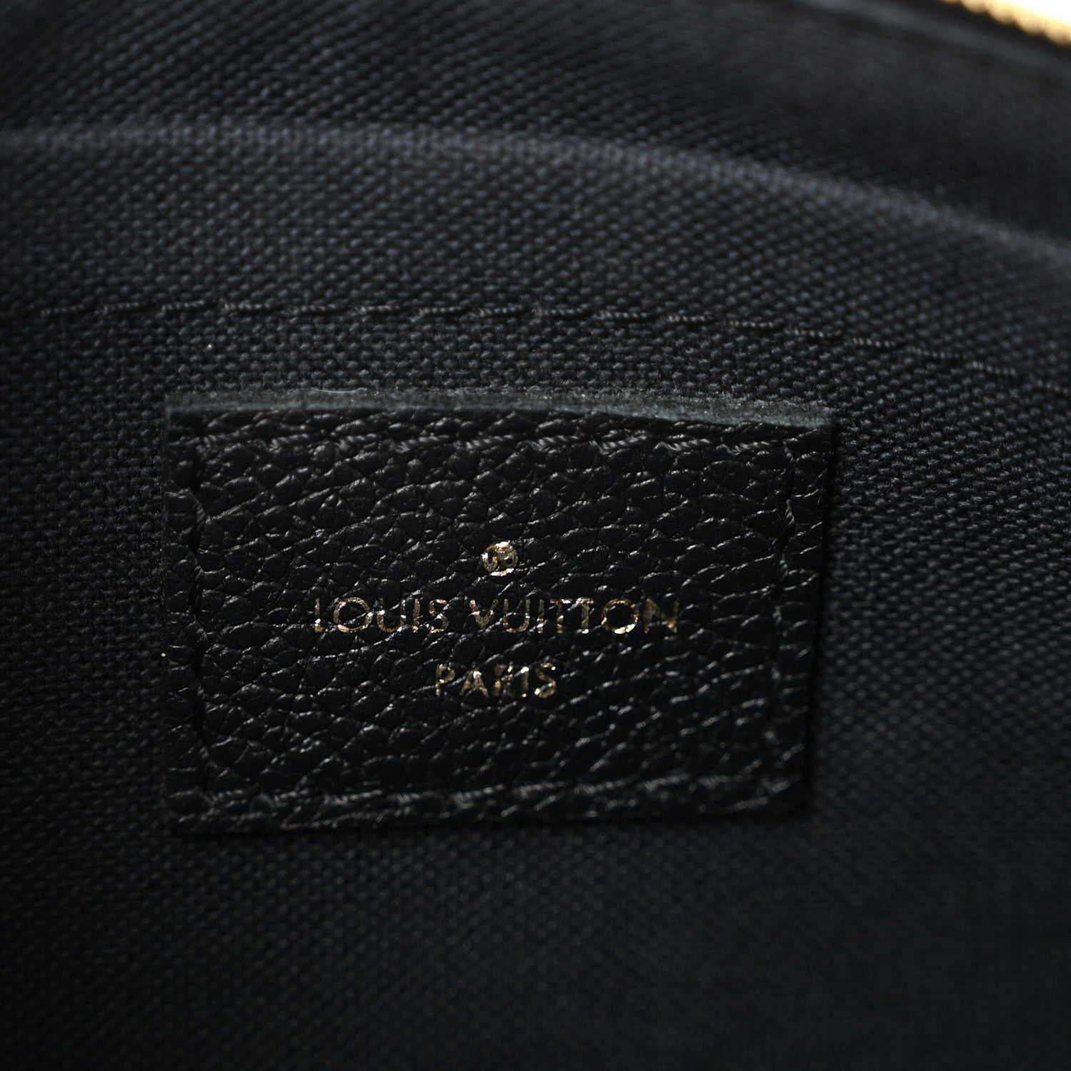 Louis Vuitton Monogram Pallas Clutch Black
