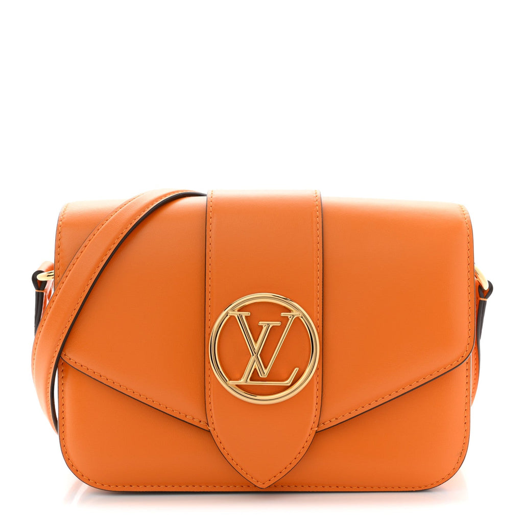 Louis Vuitton Smooth Calfskin LV Pont 9 Summer Gold