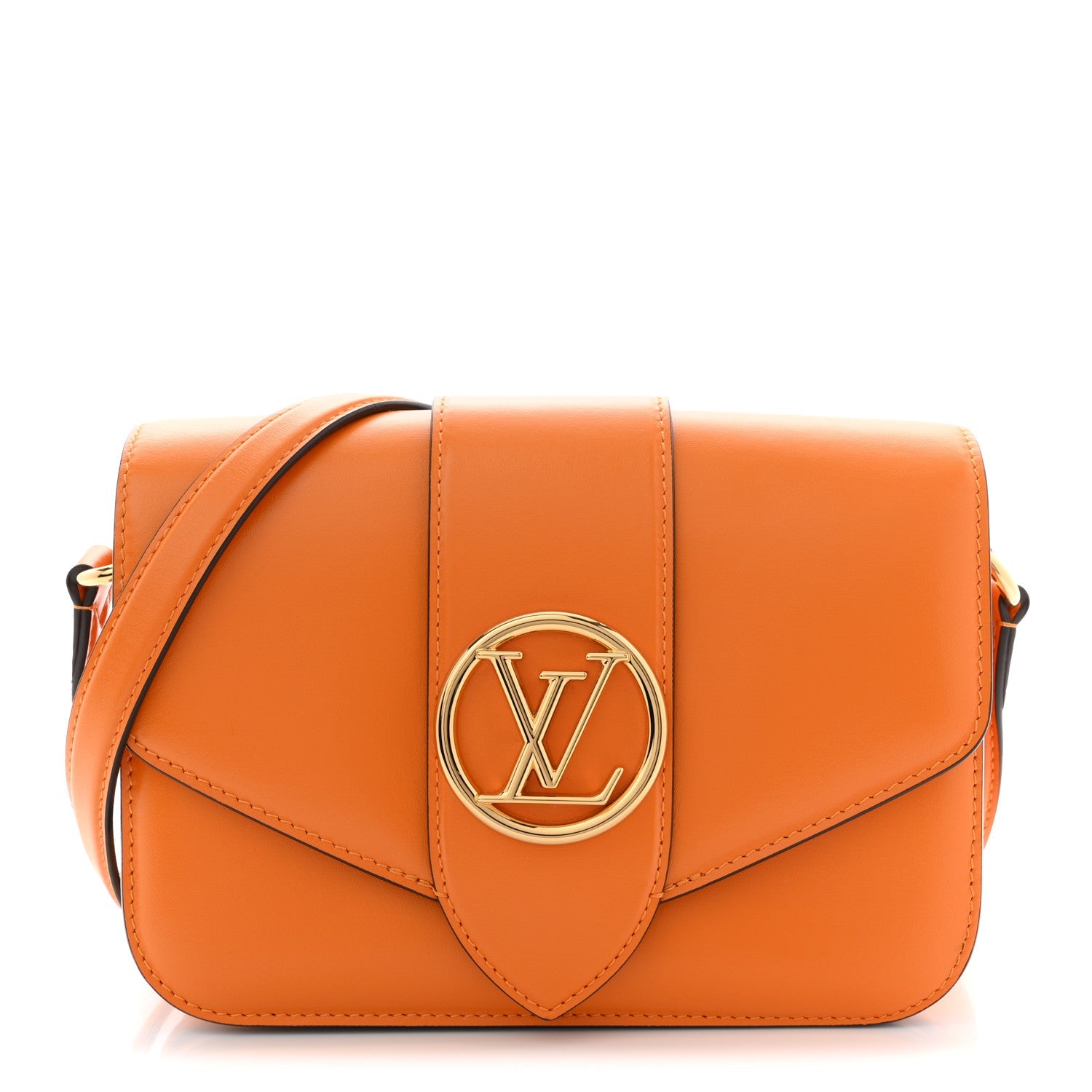 Louis Vuitton Smooth Calfskin LV Pont 9 Summer Gold