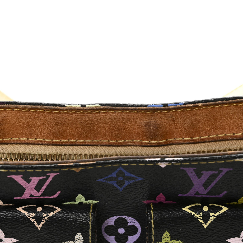 Louis Vuitton Monogram Multicolor Lodge GM Black