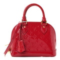 Louis Vuitton Vernis Alma BB Rose Indien
