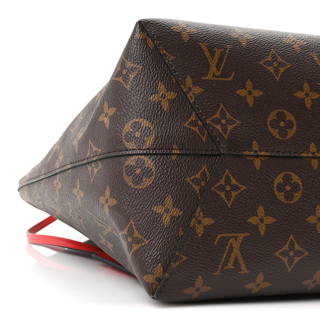 Louis Vuitton Monogram Flower Hobo Coquelicot