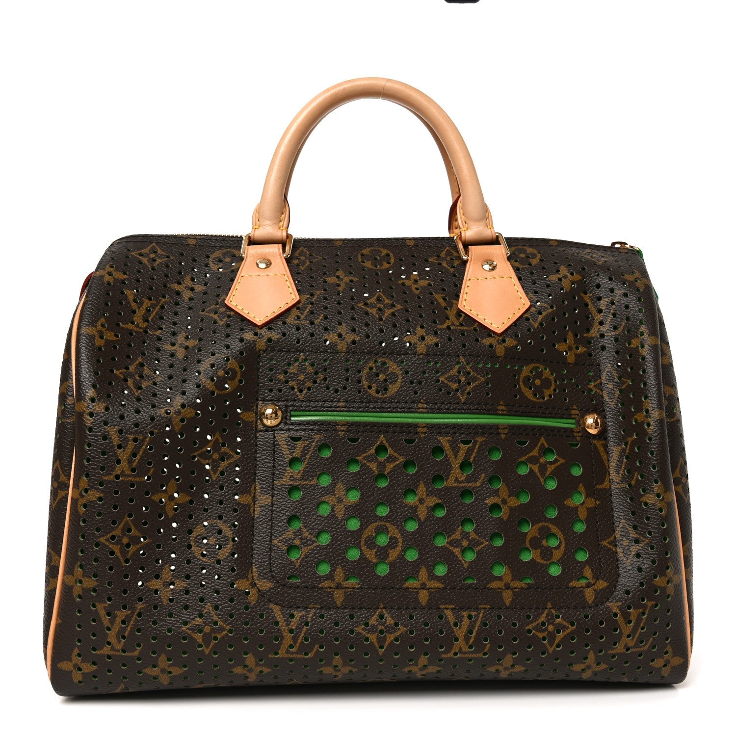 Louis Vuitton Monogram Perforated Speedy 30 Green