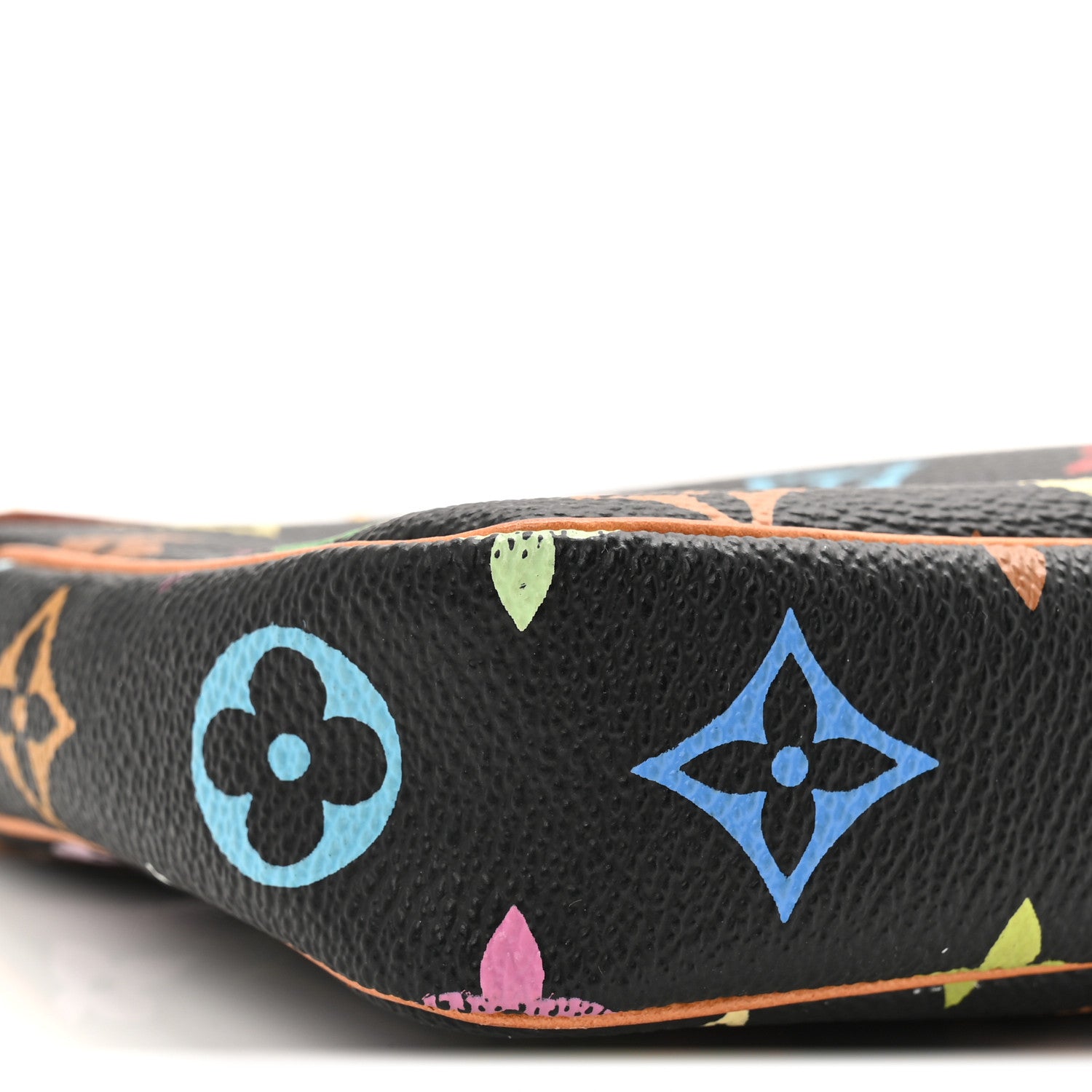 Louis Vuitton Monogram Multicolor Pochette Accessories Black