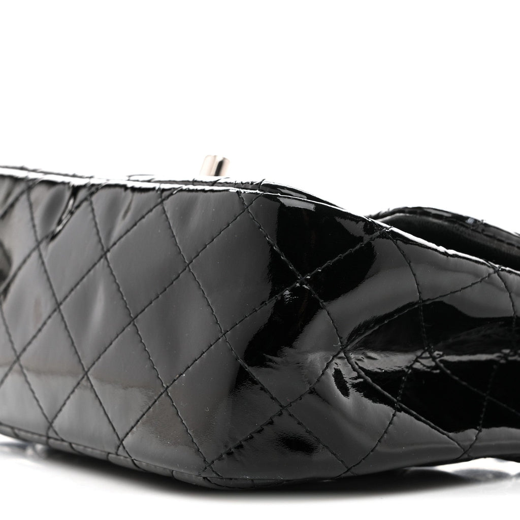 Chanel Patent Calfskin Quilted Mini Square Flap Black