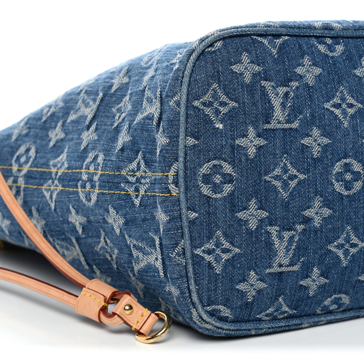 Louis Vuitton Monogram Denim Neo Neverfull MM Blue