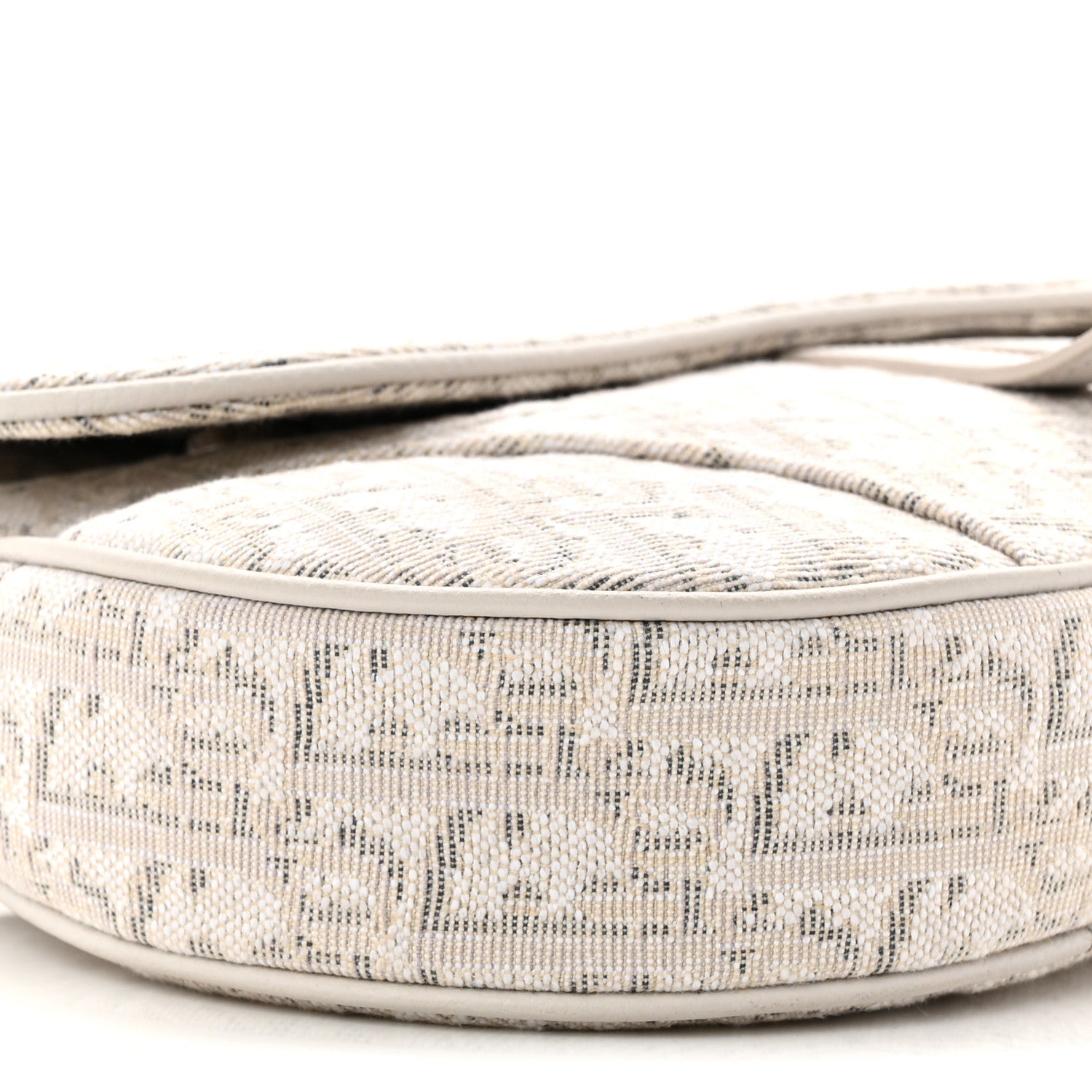 Christian Dior Oblique Mens Saddle Bag Grey