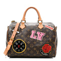 Louis Vuitton Monogram Patches Speedy Bandouliere 30