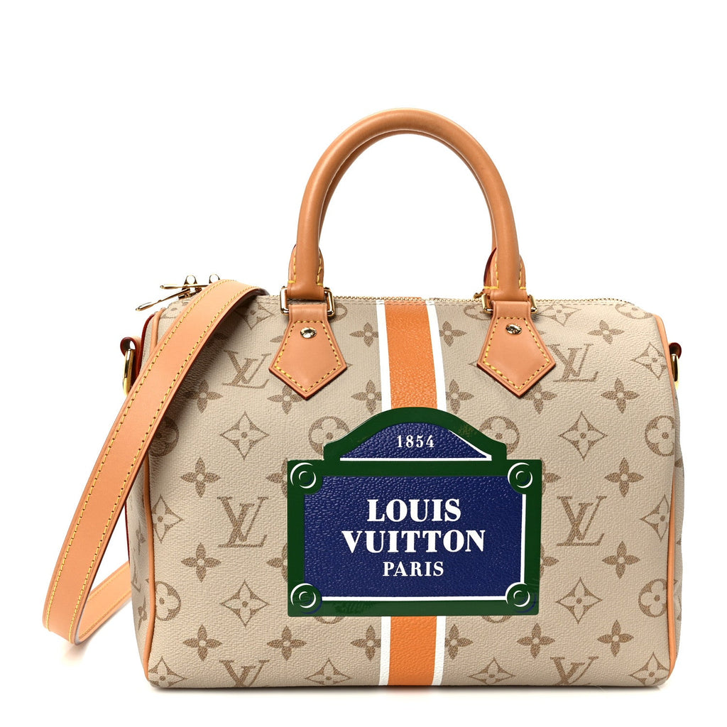 Louis Vuitton Monopaname Speedy Bandouliere 25 Beige Ocher
