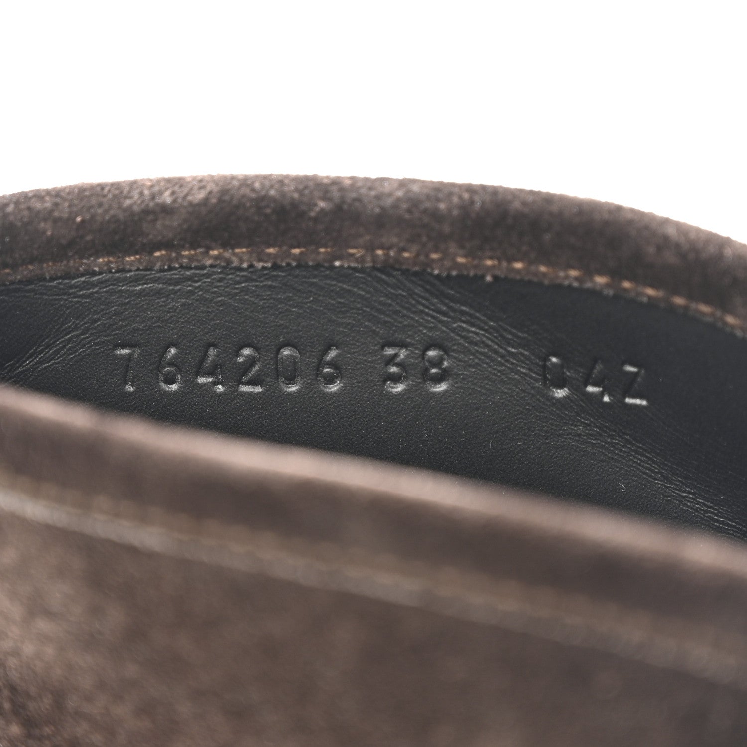 Gucci Suede Horsebit Ankle Boots 38 Dark Brown