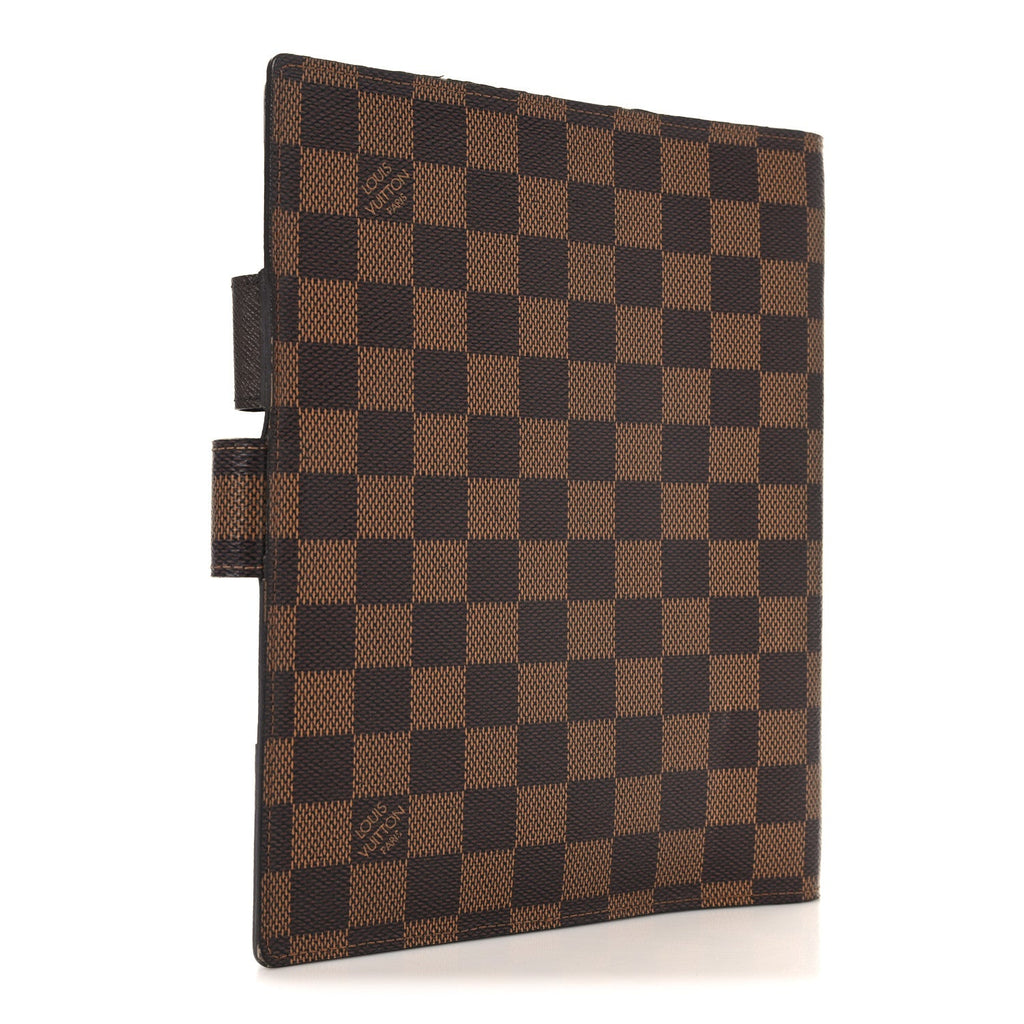 Louis Vuitton Damier Ebene Large Ring Agenda Cover