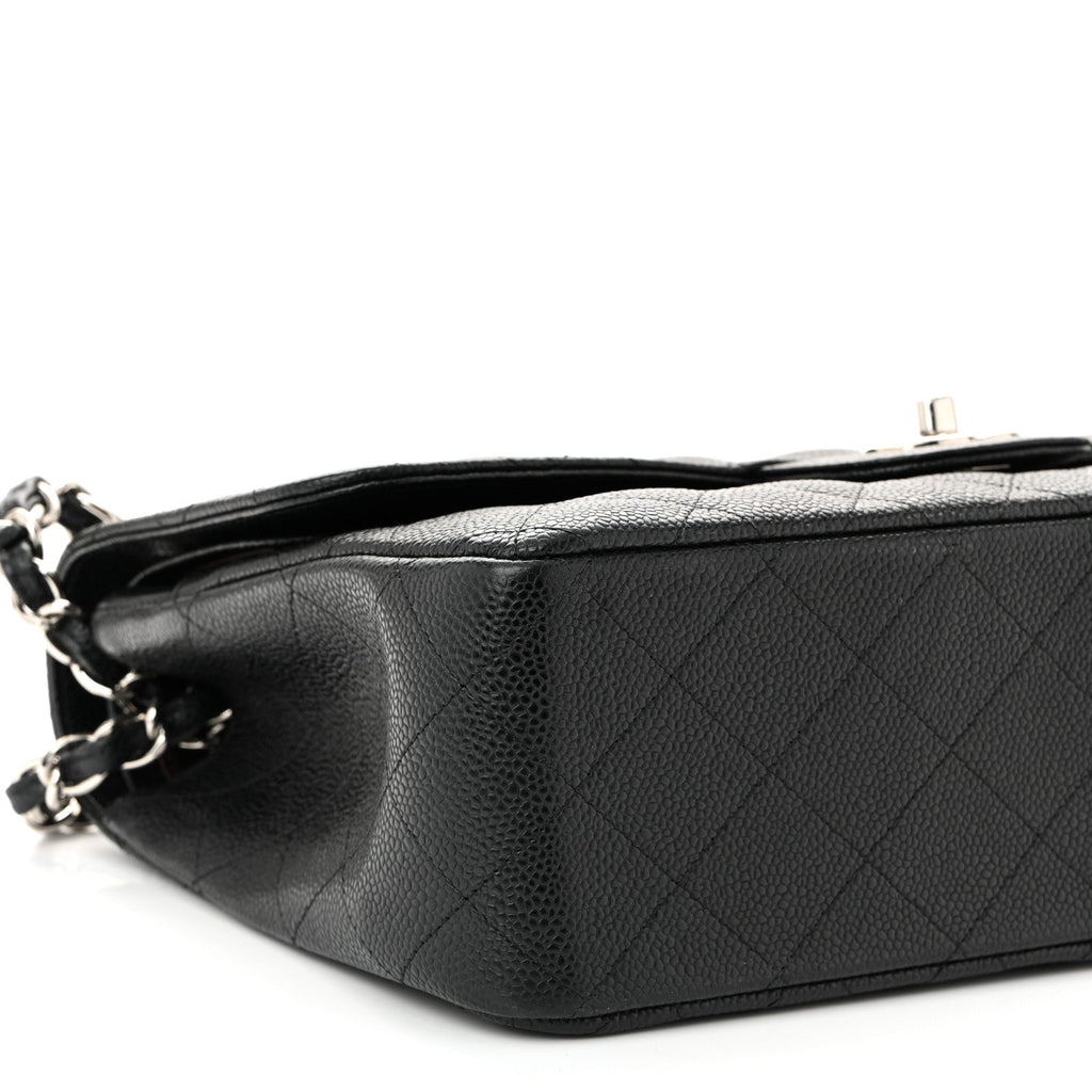 Chanel Caviar Quilted Jumbo Double Flap Black