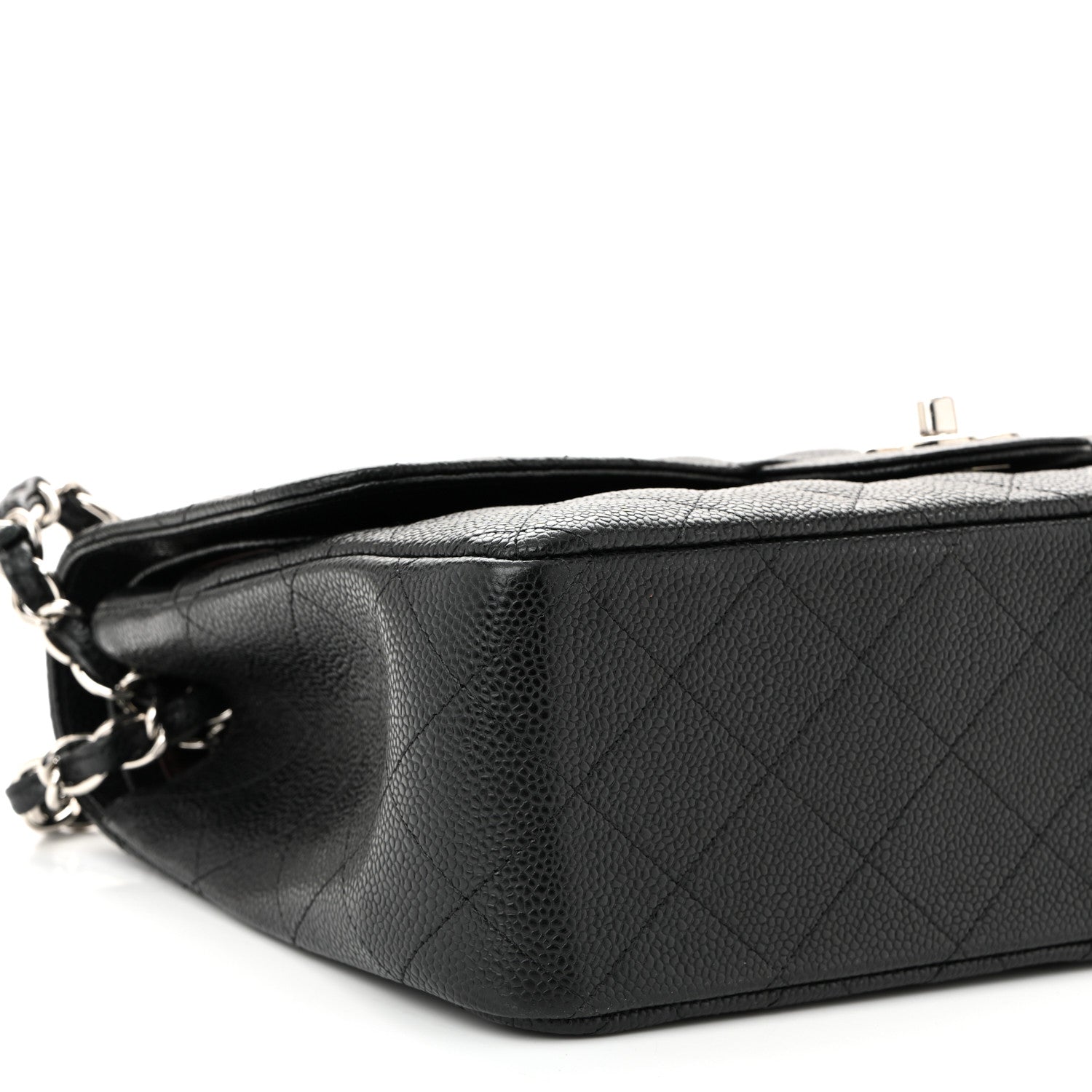Chanel Caviar Quilted Jumbo Double Flap Black