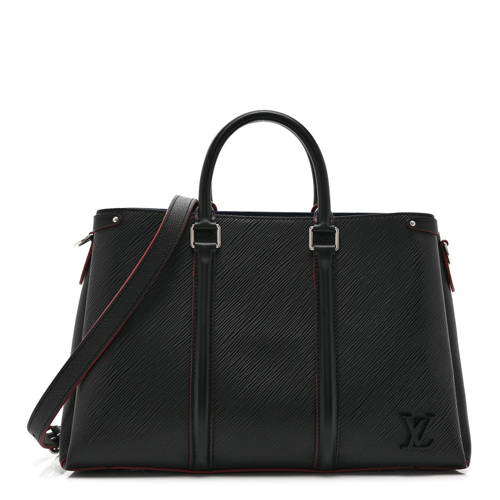 Louis Vuitton Epi Soufflot MM NM Black