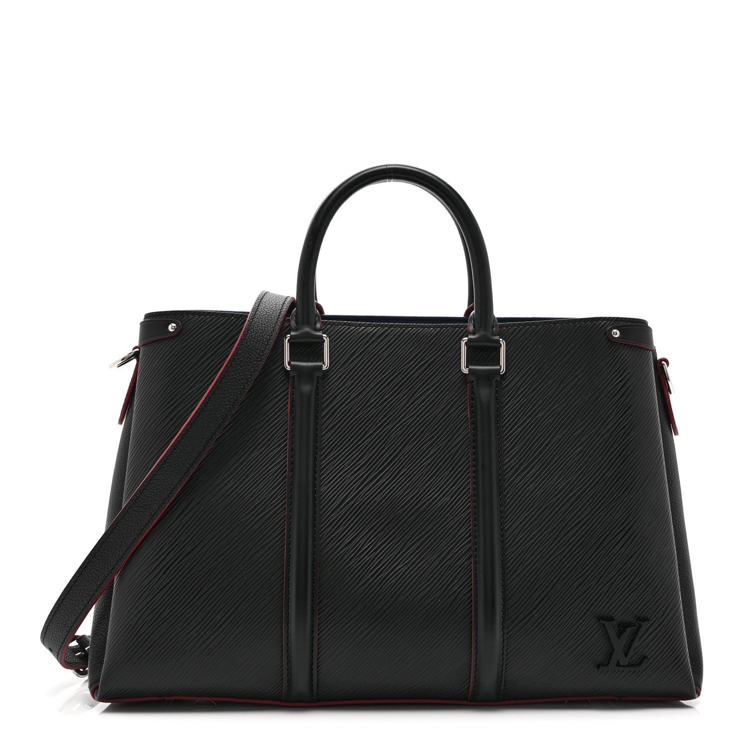 Louis Vuitton Epi Soufflot MM NM Black