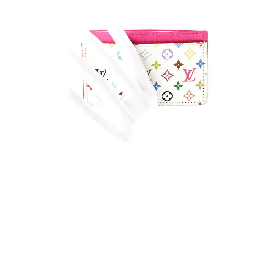 Louis Vuitton LV X TM Monogram Multicolor Card Holder Kawaii Pink