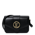 Louis Vuitton Smooth Calfskin LV Pont 9 Black