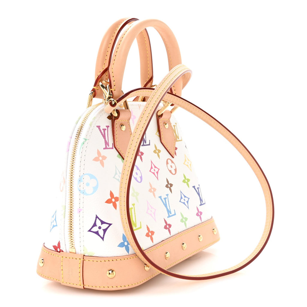 Louis Vuitton LV x TM Monogram Multicolor Alma BB White