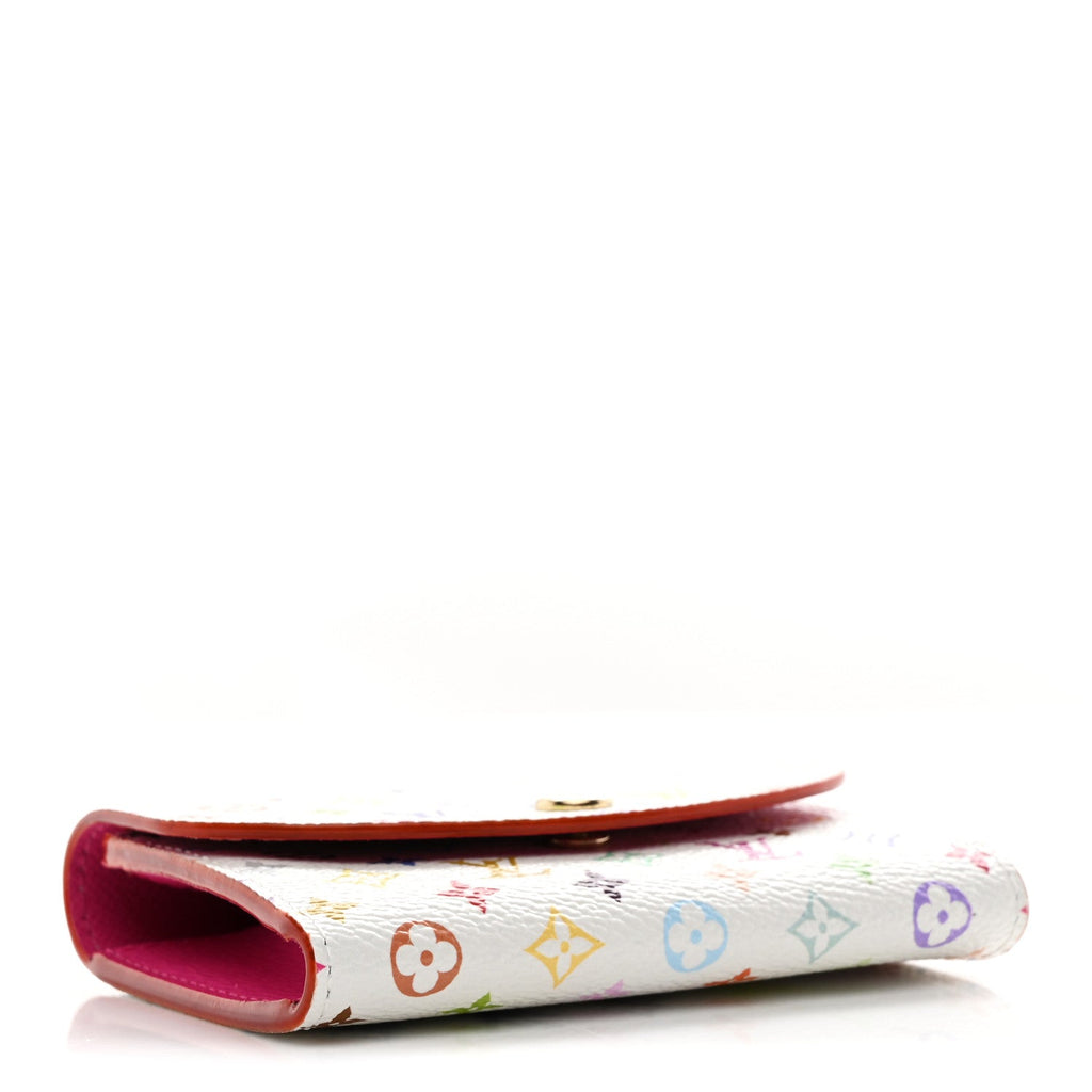 Louis Vuitton LV X TM Monogram Multicolor Rosalie Coin Purse White Kawaii Pink
