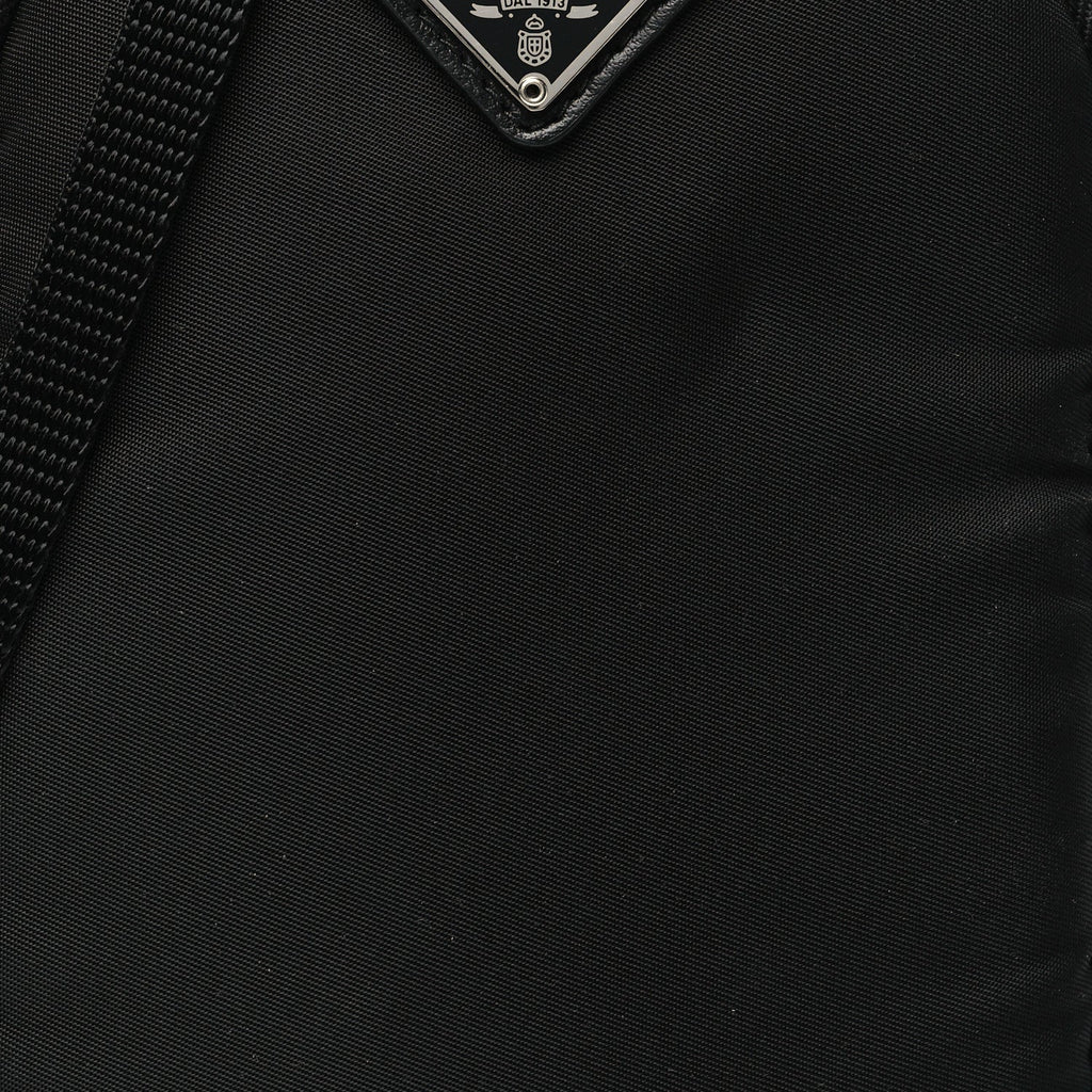 Prada Tessuto Nylon Pocket Mini Bag Black