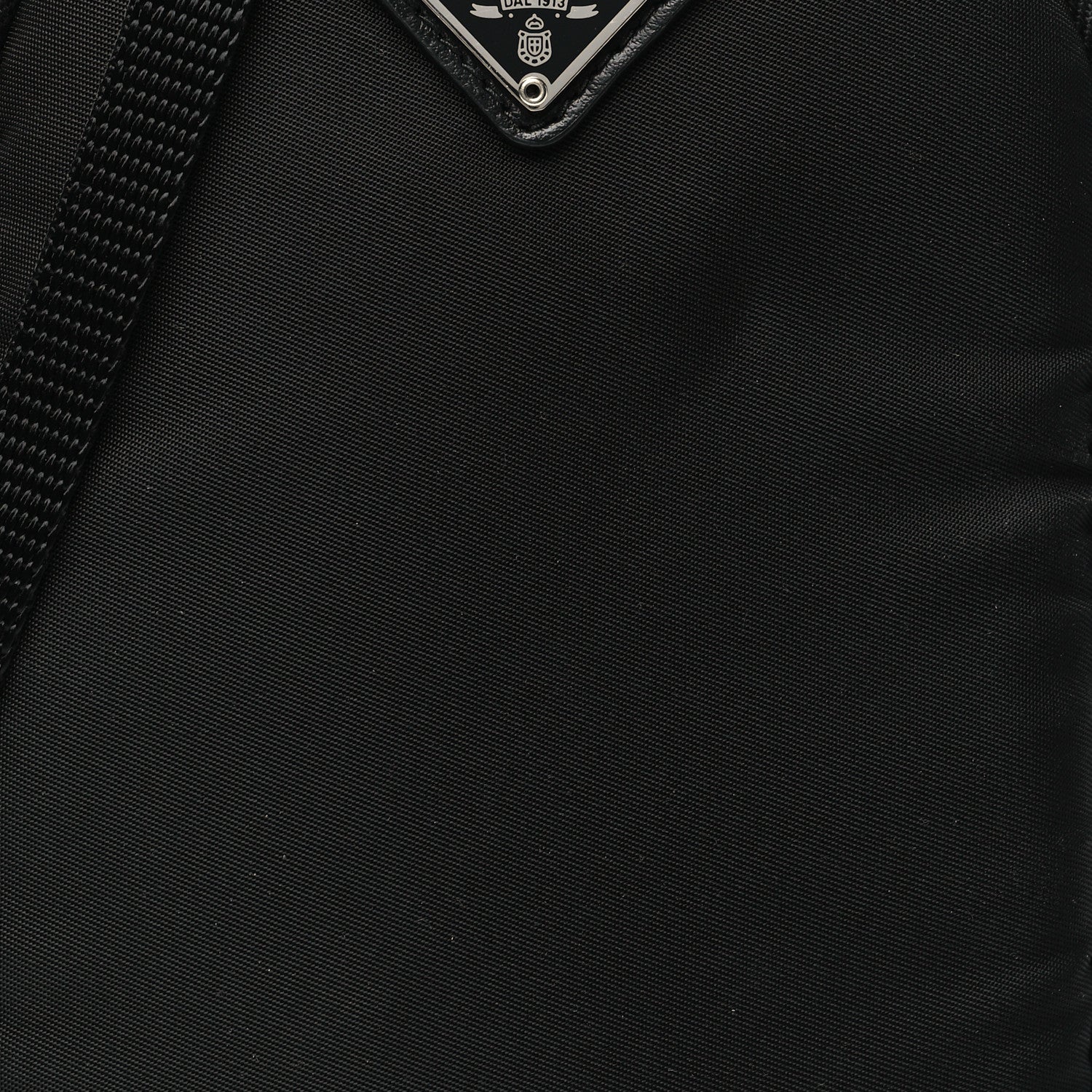 Prada Tessuto Nylon Pocket Mini Bag Black