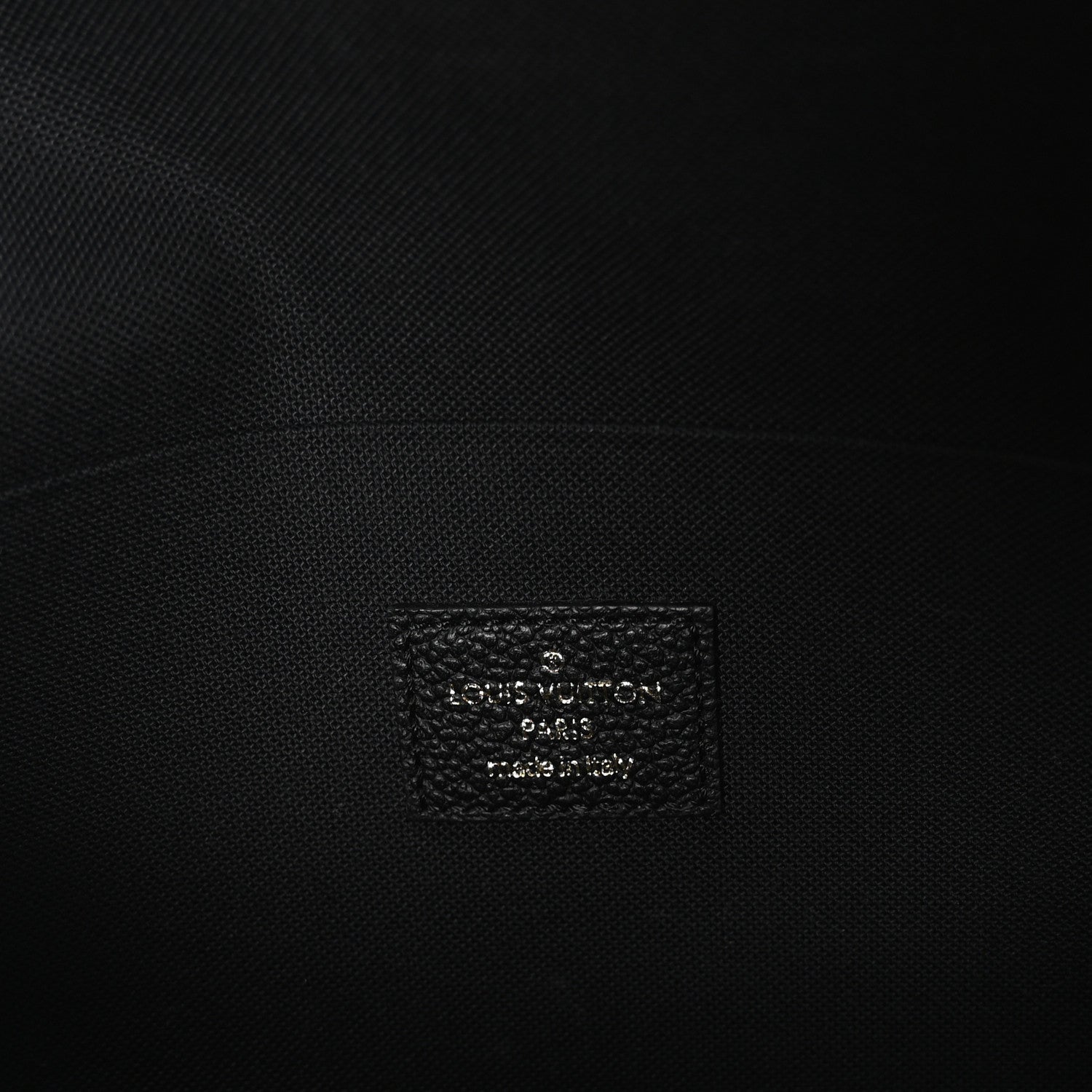 Louis Vuitton Empreinte Pochette Felicie Chain Wallet Black