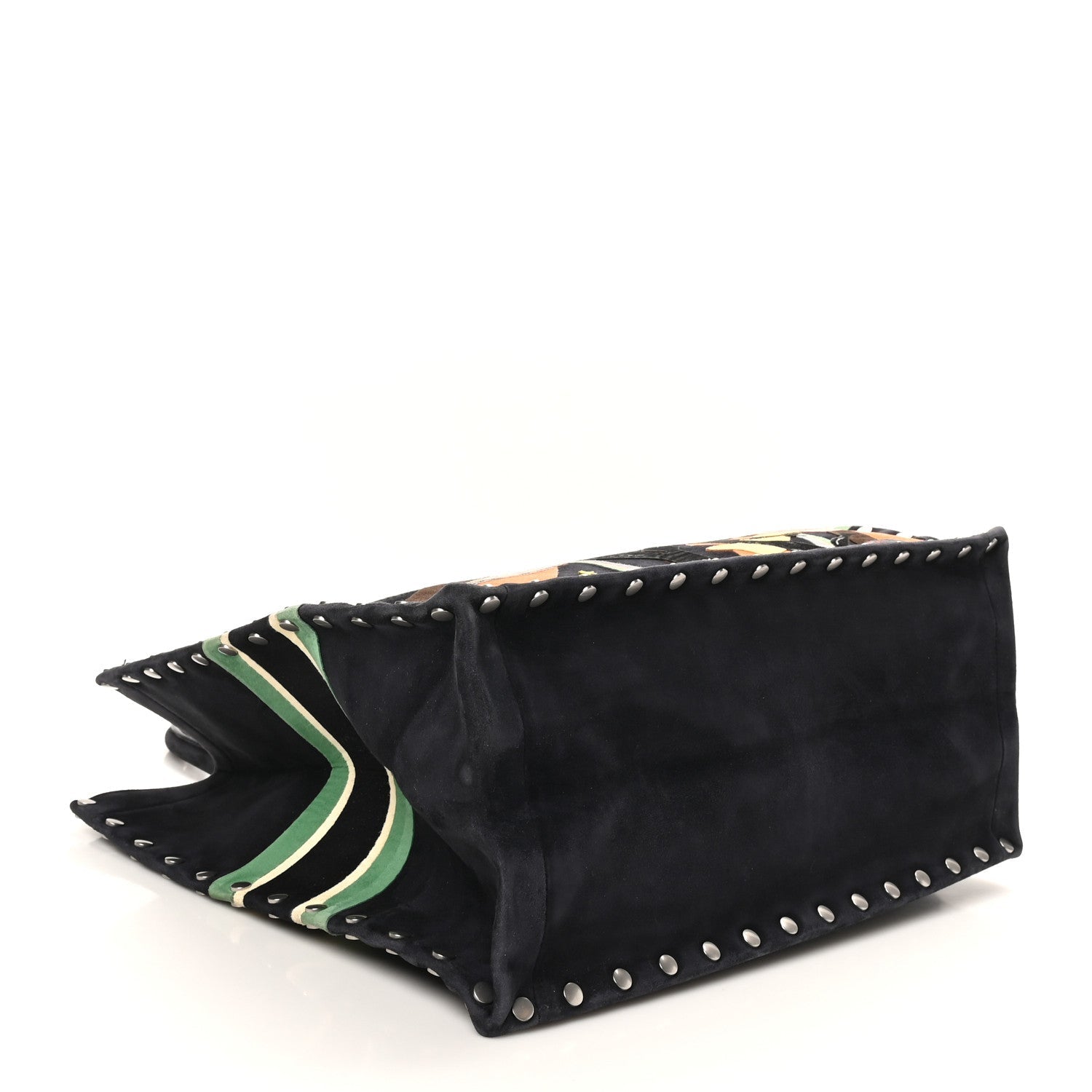 Christian Dior Suede Large L'Air Book Tote Black