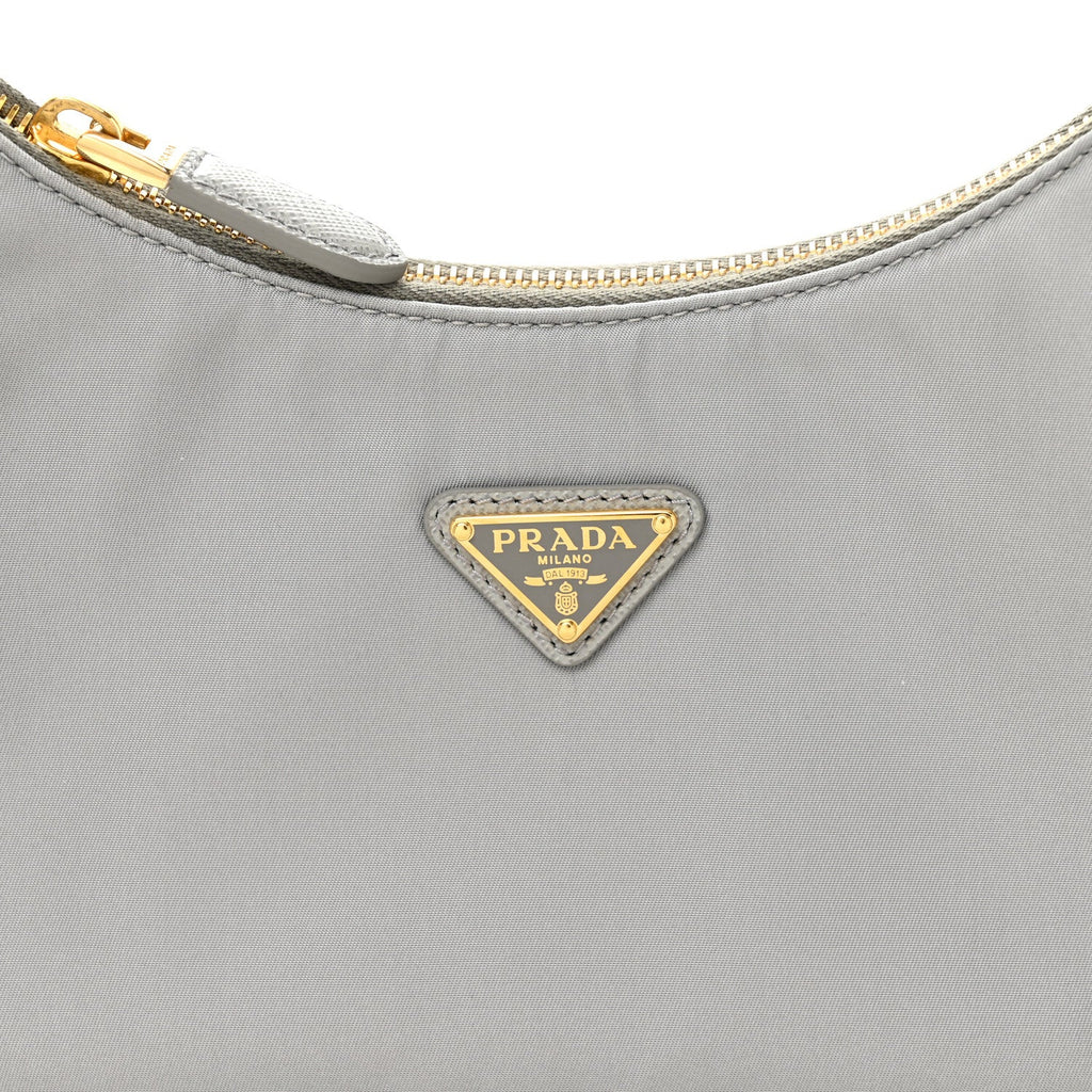 Prada Re-Nylon Saffiano Mini Re-Edition 2005 Bag Cloudy